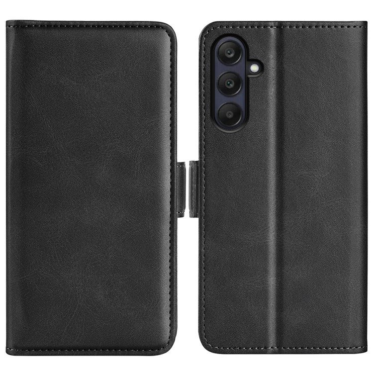 Flip Cover til Samsung Galaxy A26 5G i PU Læder med Kortholder - Sort