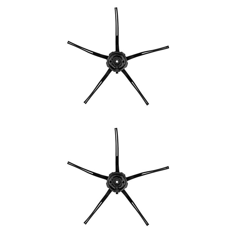 2 stk. Sidebørster til Roborock Q7T / Q7T+ (Sort) 