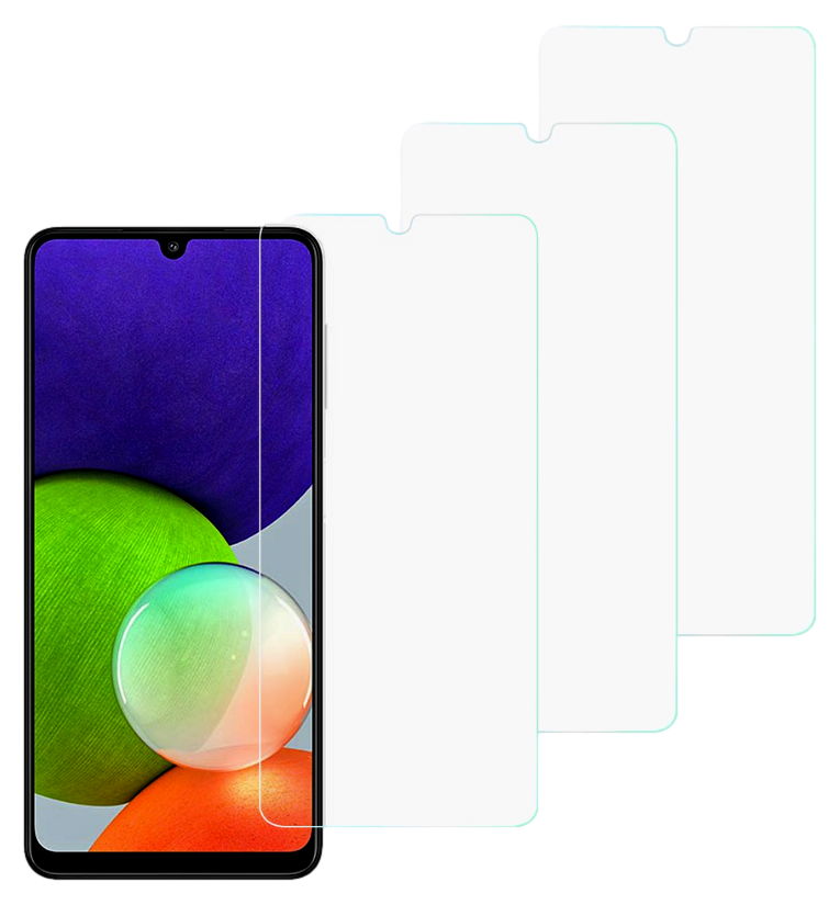 3 Stk. Skærmbeskyttelse / Hærdet Beskyttelsesglas til Samsung Galaxy A22 4G