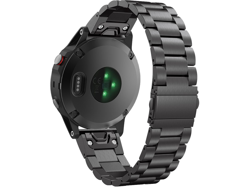 Bolzano rem i rustfrit stål til Garmin Fenix 8 / E / Tactix 8 - 47mm