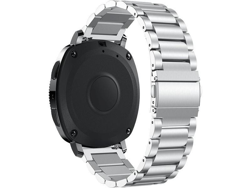 Bolzano Metal Rem til Garmin Forerunner 245 / 645 / 570 42mm - Sølv