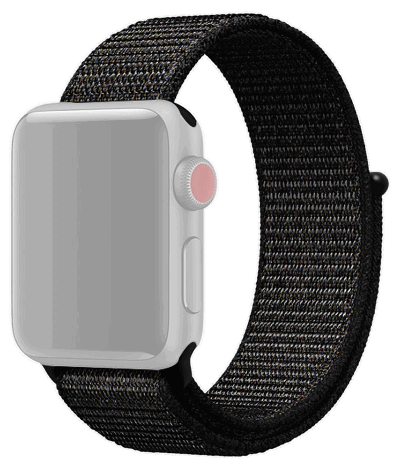 Suwon Velcro Rem til Apple Watch 1 - 42mm-Sort