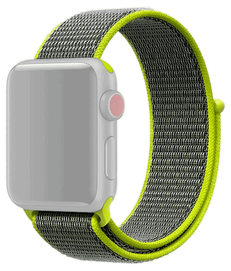 Suwon Velcro Rem til Apple Watch 7 - 45mm - Grøn