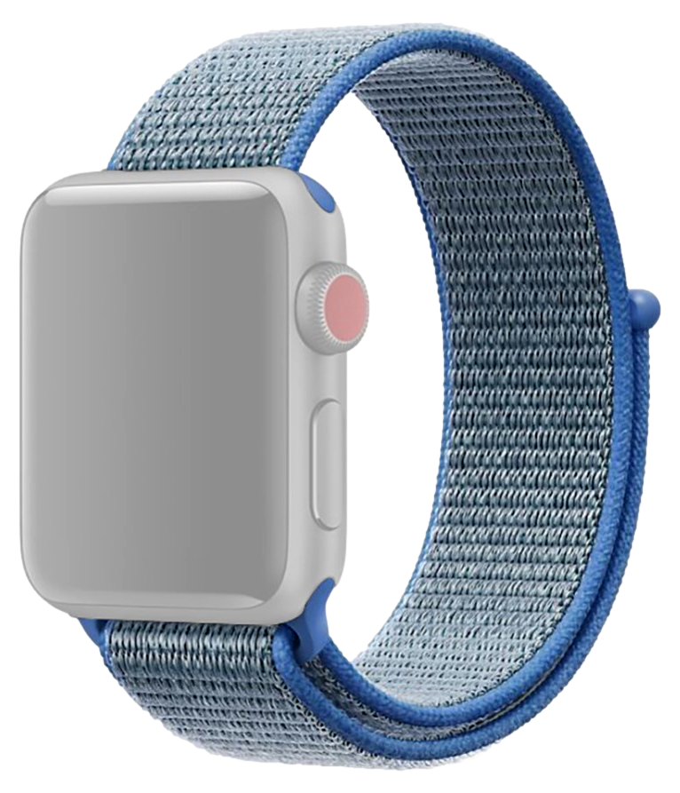 Suwon Velcro Rem til Apple Watch 8 / 9 45mm - Blå