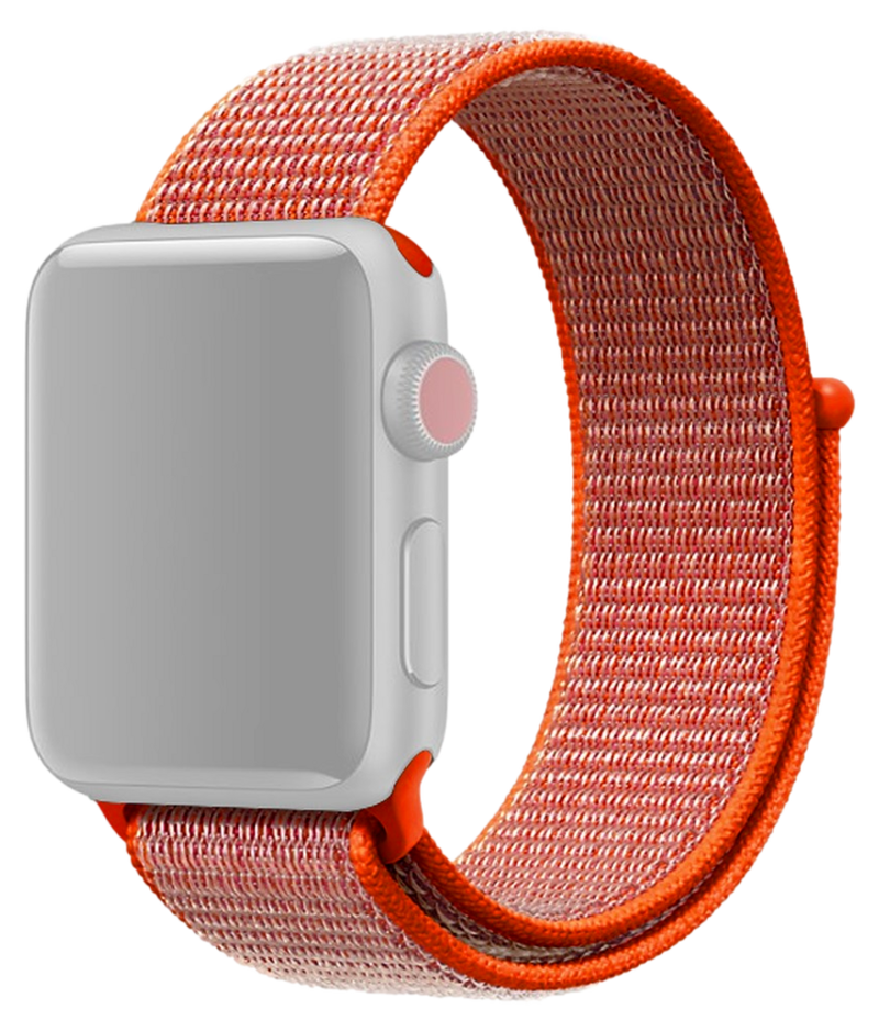 Suwon Velcro Rem til Apple Watch 1 - 38mm-Orange