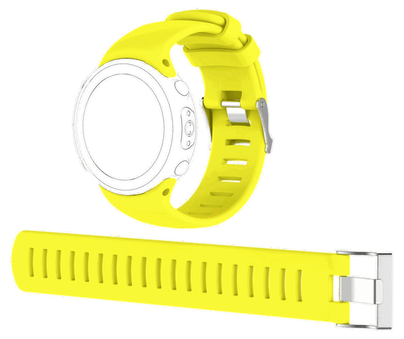 Silicone Rem til Suunto D4I-Gul