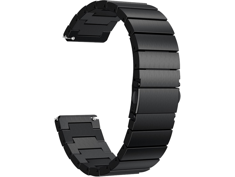 Arezzo rem til Fitbit Versa / Versa Lite / Versa 2-Sort