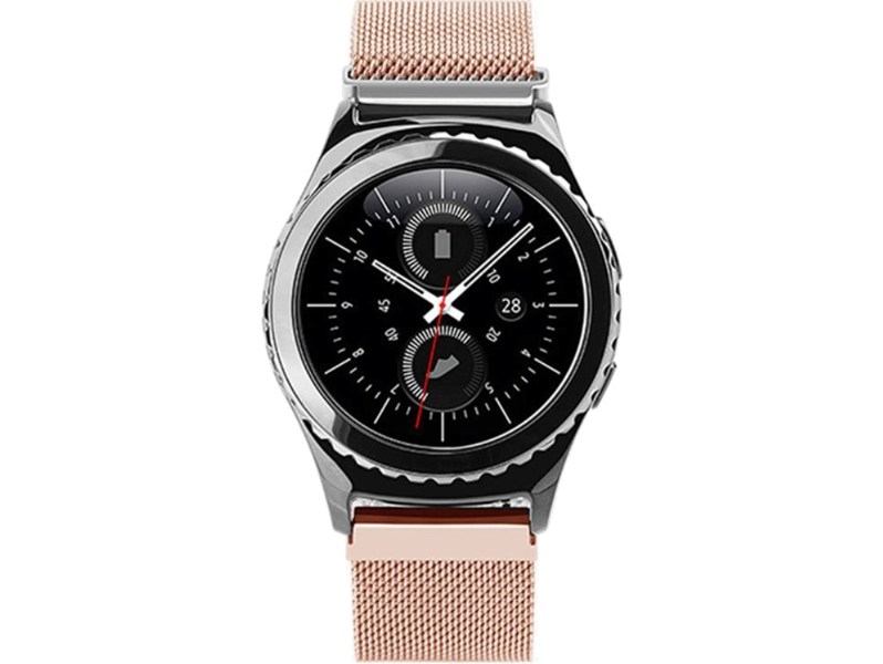 Cuneo Mesh Rem til Samsung Galaxy Watch 5 40 / 44 mm / Pro - Rosa