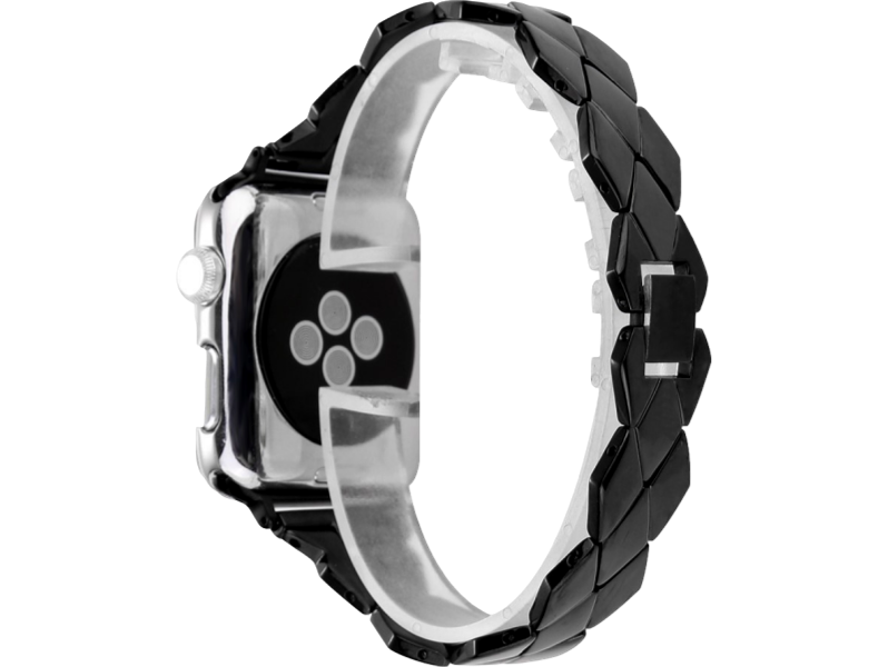 Finestra metal rem til Apple Watch 38 / 40 / 41mm - Sort