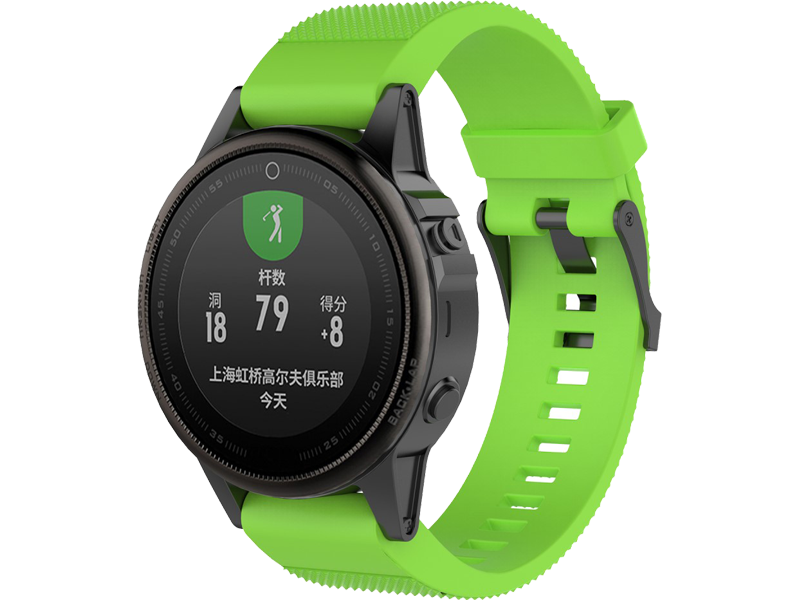 Silicone rem til Garmin Descent Mk2S - Lysegrøn