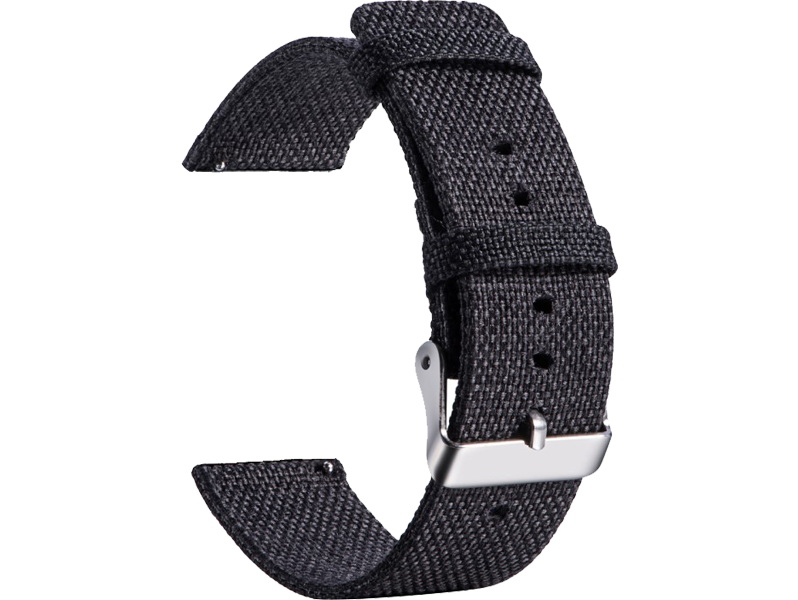Nylon rem til Samsung Galaxy Watch 4 40/44mm - Sort