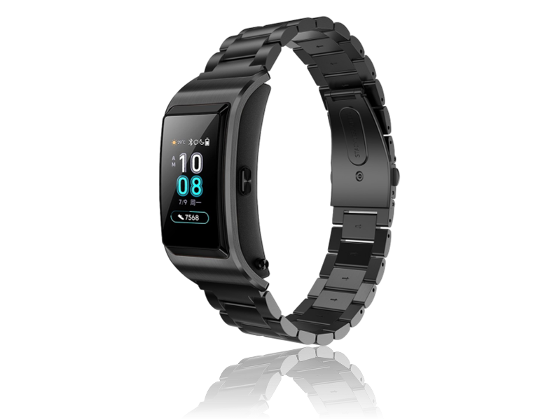 Bolzano Rustfrit Stål Rem til Garmin Vivoactive 4S - Sort