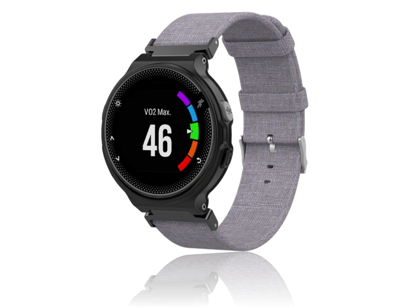 Canvas rem til Garmin Approach S5/S6 - Grå
