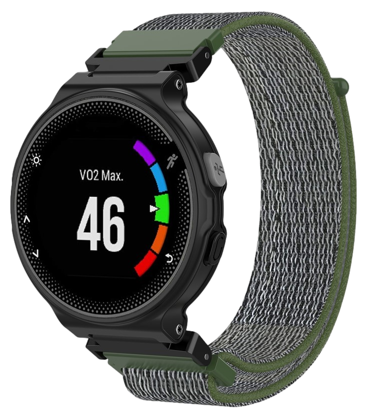 Nylon Rem til Garmin Forerunner 220/230/235 & Garmin Forerunner 620/630-Mørkegrøn