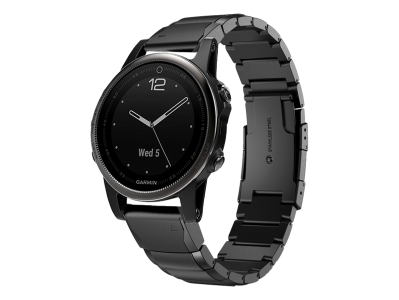 Trento rem til Garmin Fenix 8 / E - 43mm-Sort