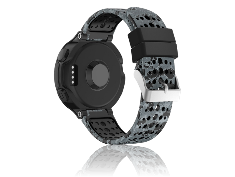 Katonai rem til Garmin Forerunner 220 / 230 / 235 / 620 / 630 / 735 / 735XT-Sort
