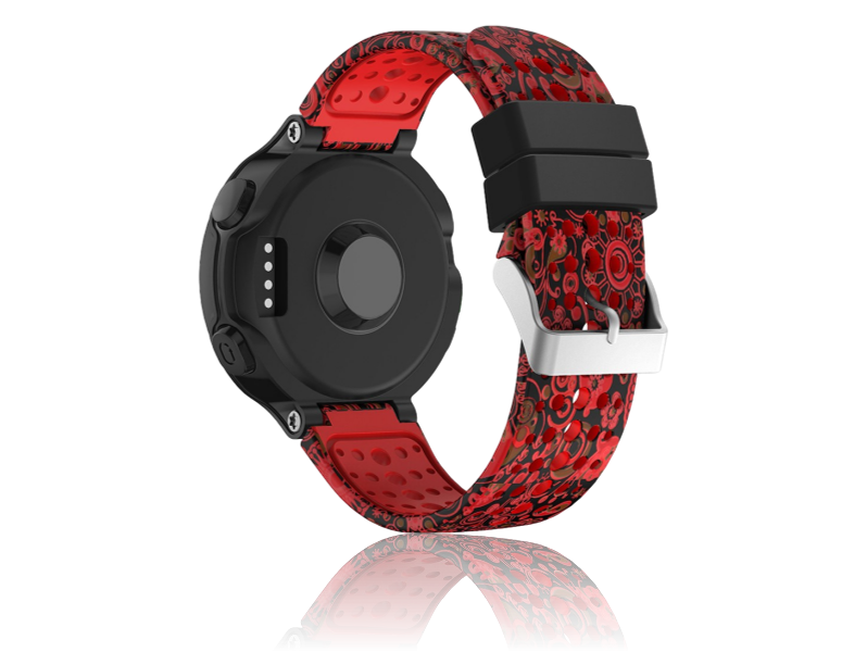 Katonai rem til Garmin Forerunner 220 / 230 / 235 / 620 / 630 / 735 / 735XT-Rød