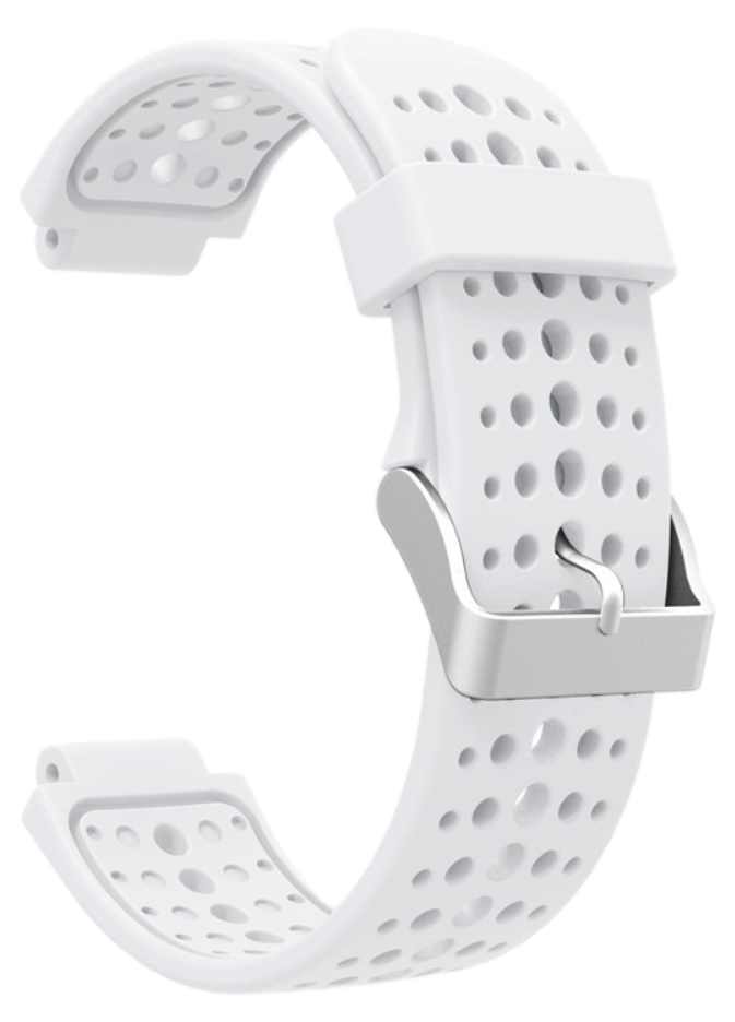 Silikone Rem til Garmin Forerunner 220/230/235 & 620/630-Hvid