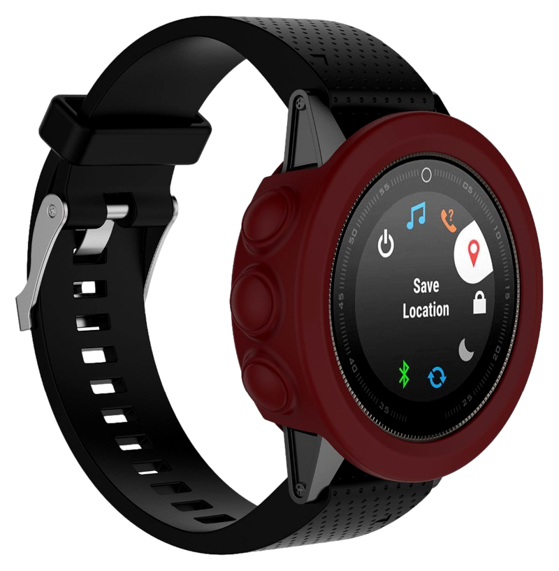 Silikone Cover til Garmin Fenix 5 / 5 Plus-Rød