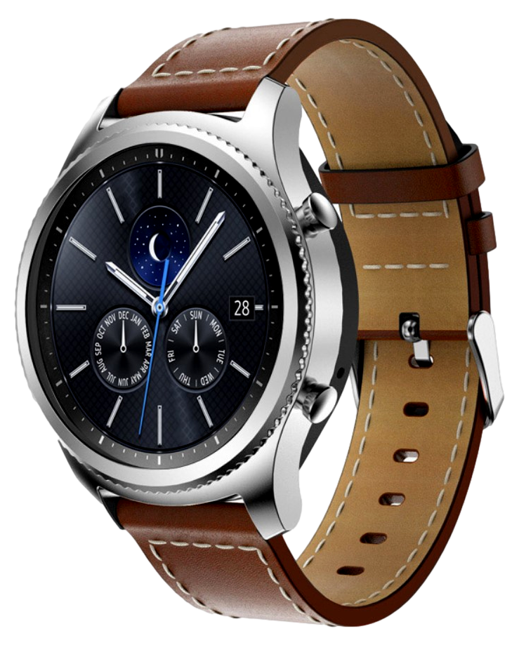 Terni Rem i Genuine Læder til Huawei Watch GT 3 / Pro 46mm - Brun