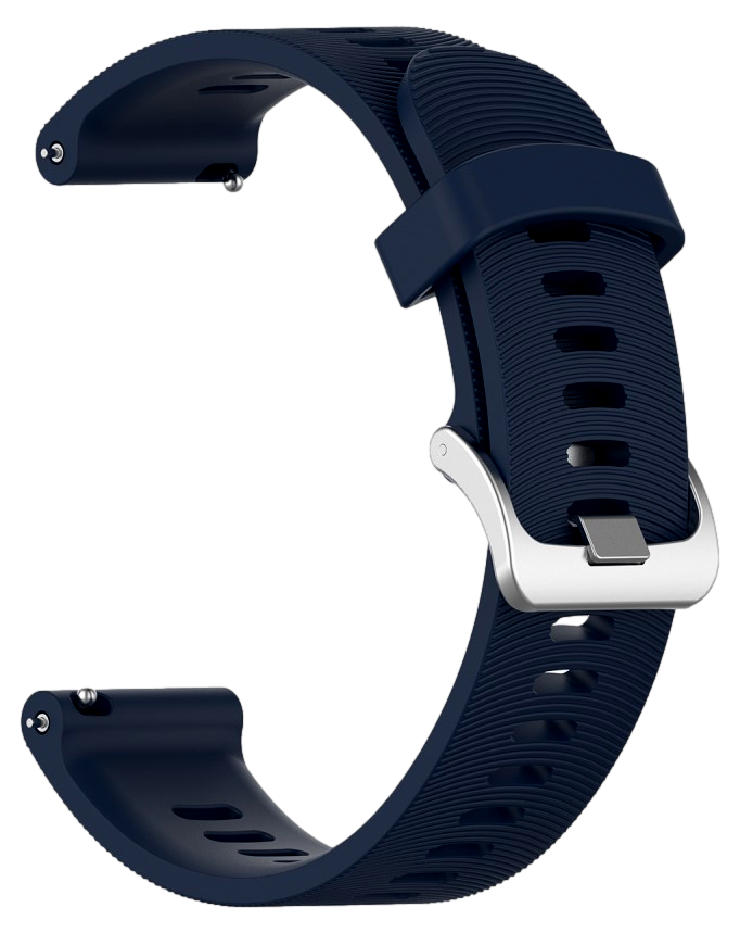 Silikone rem til Garmin Venu 2 Plus 43mm - Mørkeblå