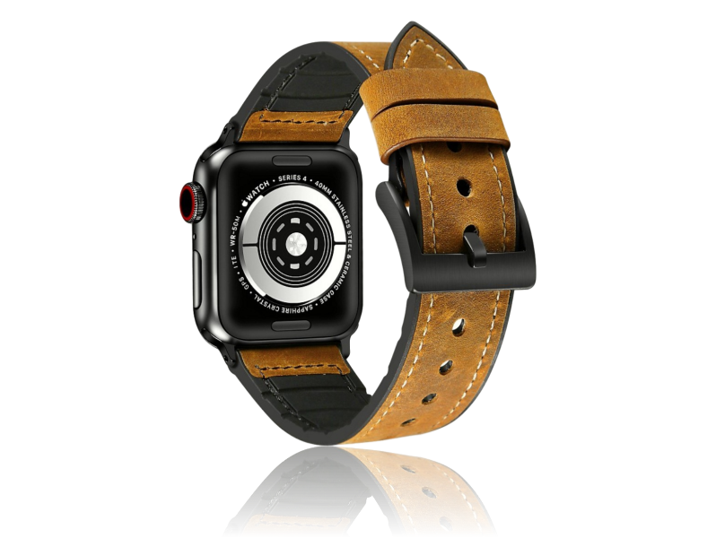 Kaumata rem i Genuine Læder til Apple Watch 6 40mm
