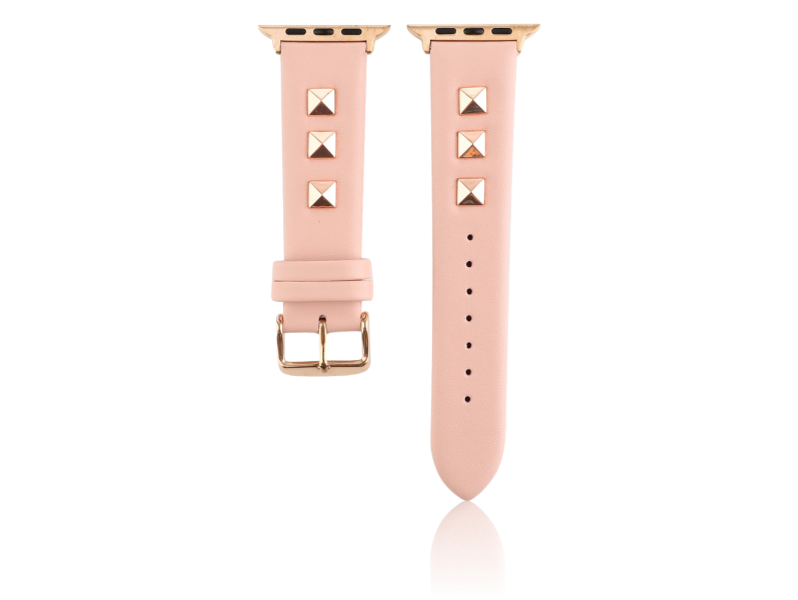 Allegria rem i Genuine Læder til Apple Watch 5 - 40mm - Pink