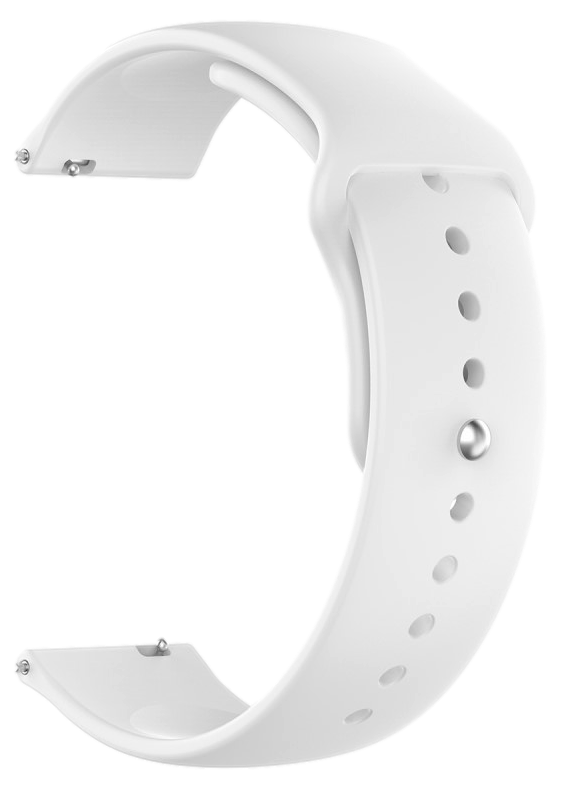 Sportina Silikone Urrem 18 mm-Hvid