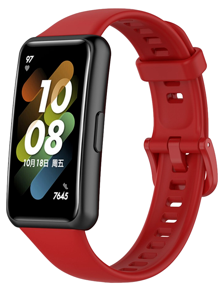 Silikone Rem til Huawei Band 7-Rød