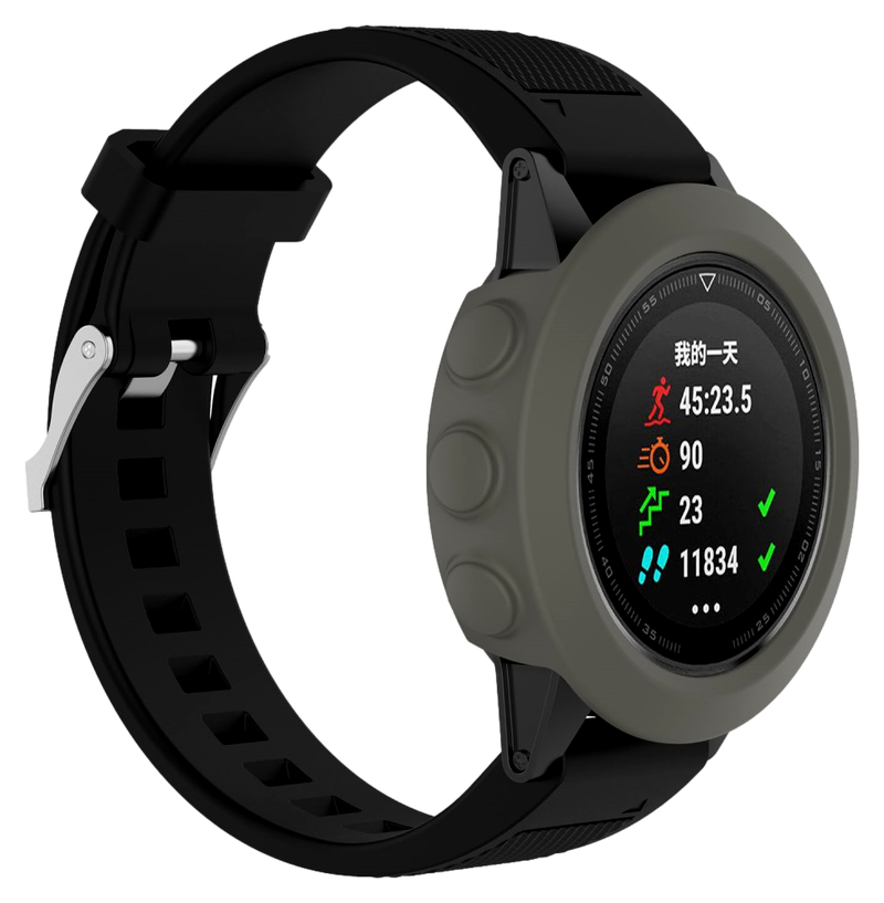 Silikone Cover til Garmin Fenix 5X / 5X Plus-Grå