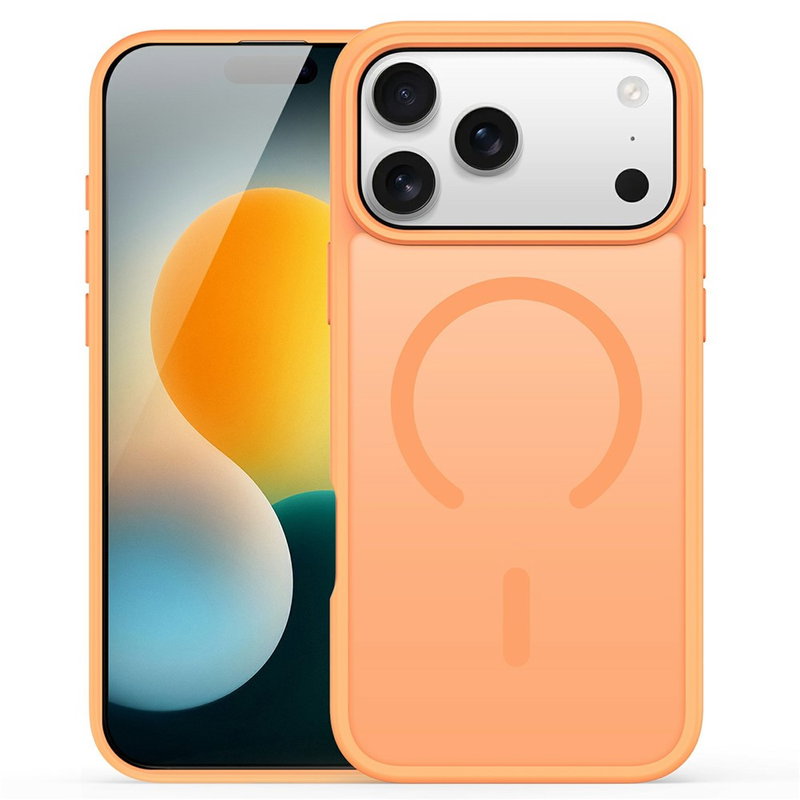 iPhone 17 Pro Max Cover - Kompatibelt med MagSafe - Orange