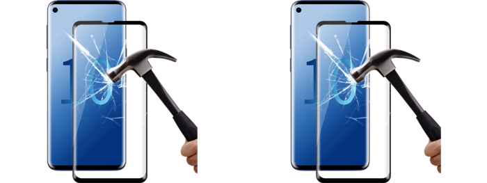 2x Buet Skærmbeskyttelse / Beskyttelsesglas til Samsung Galaxy S10