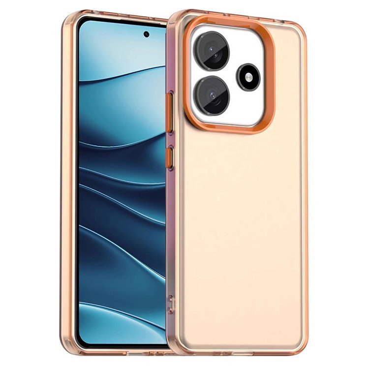 Xiaomi Redmi Note 14 5G Transparent Cover - Orange