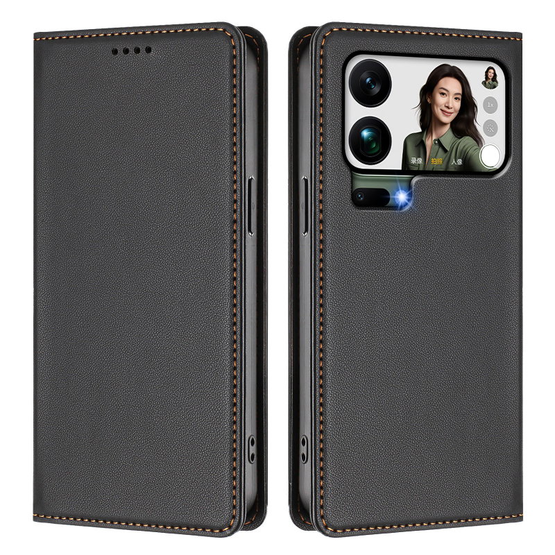 Flip Cover til Xiaomi 17 Pro Max med Pung, Magnetlukning og Standerfunktion