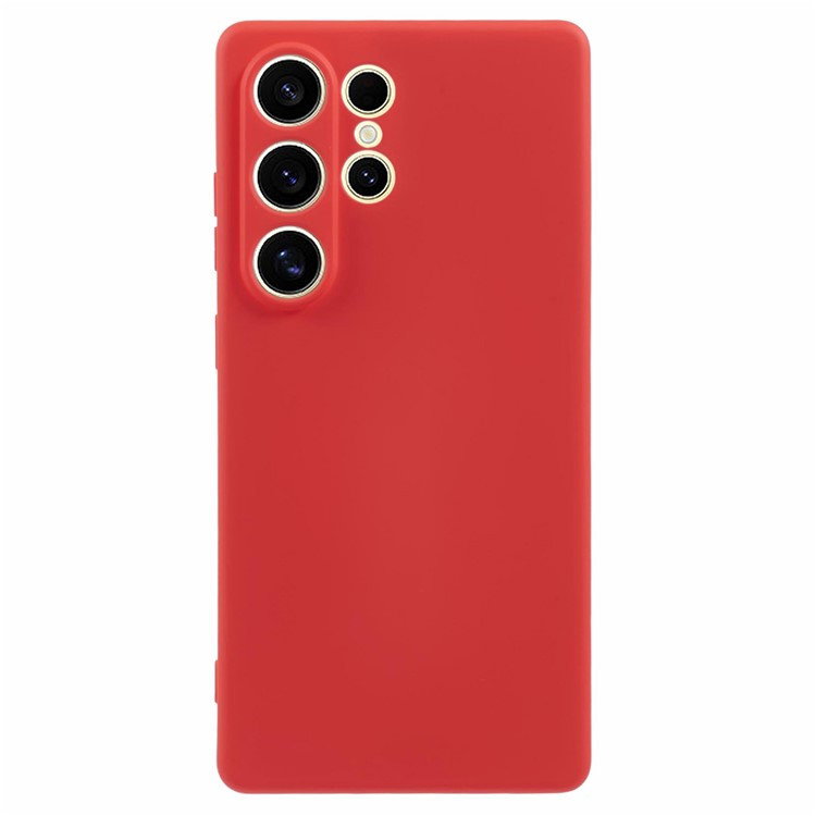 Samsung Galaxy S25 Ultra Cover Silikone Cover - Rød