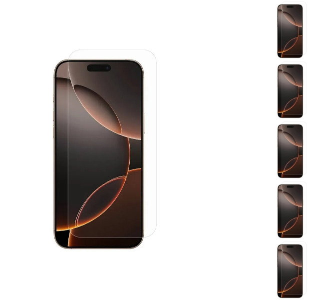 5 stk. iPhone Air Skærmbeskyttelse / Beskyttelsesglas i Hærdet Glas
