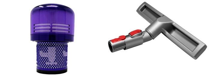 Pakke m. HEPA Filter til Dyson V11 & Parketmundstykke til Dyson V6 / V7 / V8 / V10 / V11 / V15 / V15s