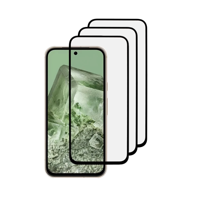 3 stk Google Pixel 8a Skærmbeskyttelse / 3D Glas