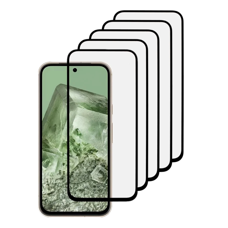 5 stk Google Pixel 8a Skærmbeskyttelse / 3D Glas