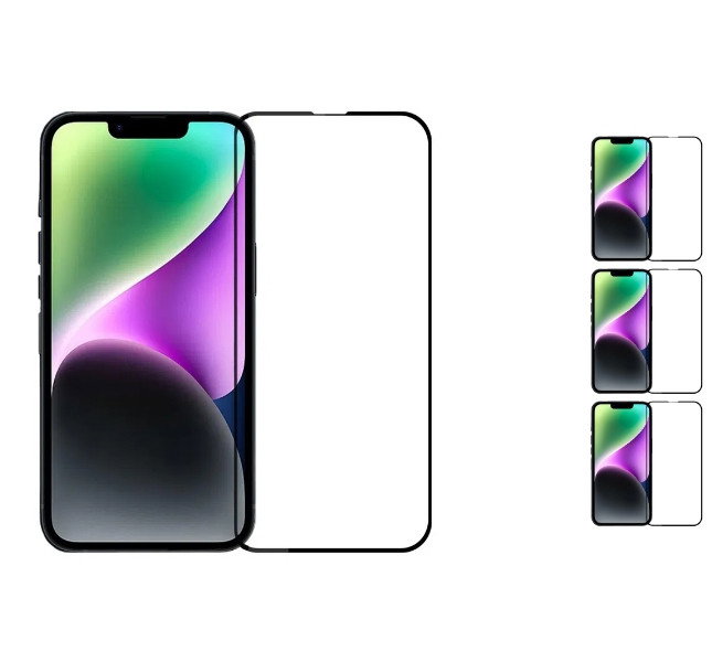 3 stk. iPhone 16e & 17e Beskyttelsesglas / Skærmbeskyttelse / 3D Glas
