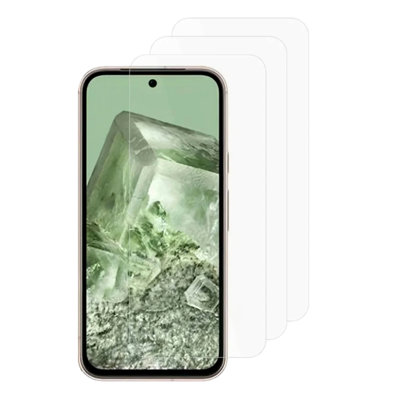 3 stk Google Pixel 8a Skærmbeskyttelse / Glas
