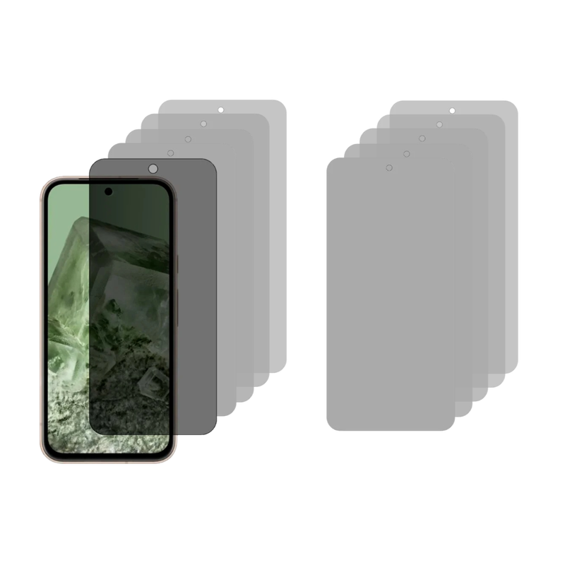 10 stk Google Pixel 8a Skærmbeskyttelse / Privacy Glas