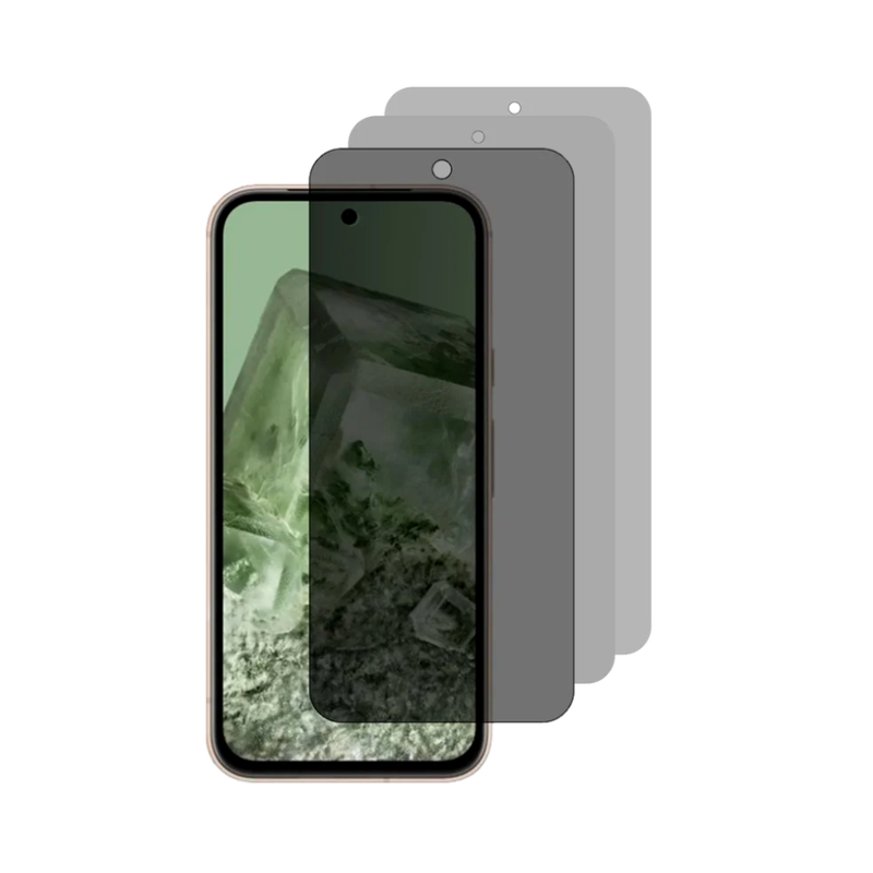 3 stk Google Pixel 8a Skærmbeskyttelse / Privacy Glas