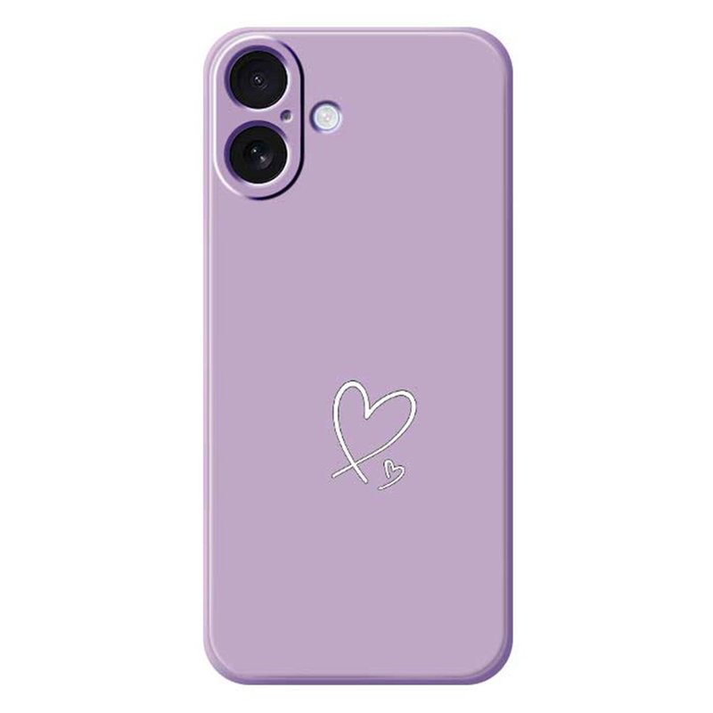 iPhone 17 Silikone Cover med Hjerter