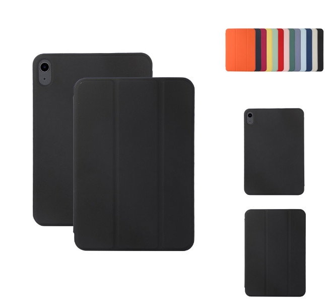 Sort iPad Mini beskyttelsescover set forfra