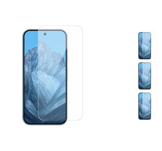 3 stk. Google Pixel 9 / 9 Pro Skærmbeskyttelse / Beskyttelsesglas / Hærdet Glas