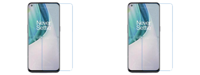 2 Stk. Beskyttelsesglas / Skærmbeskyttelse / Glas til OnePlus Nord N10