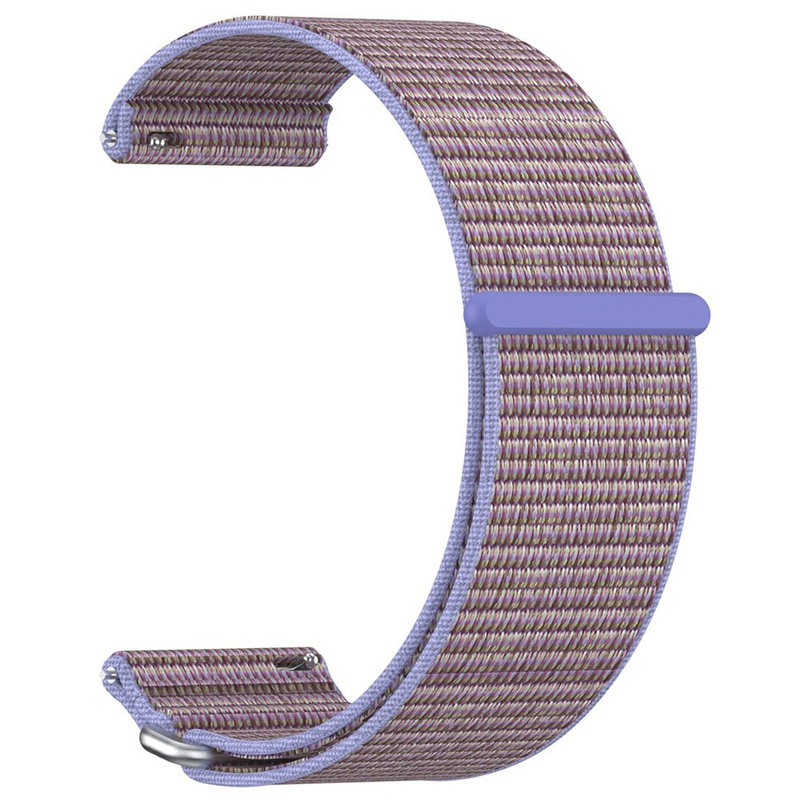 Garmin Venu X1 Rem i Nylon med Justerbar Velcro Lukning - Lilla