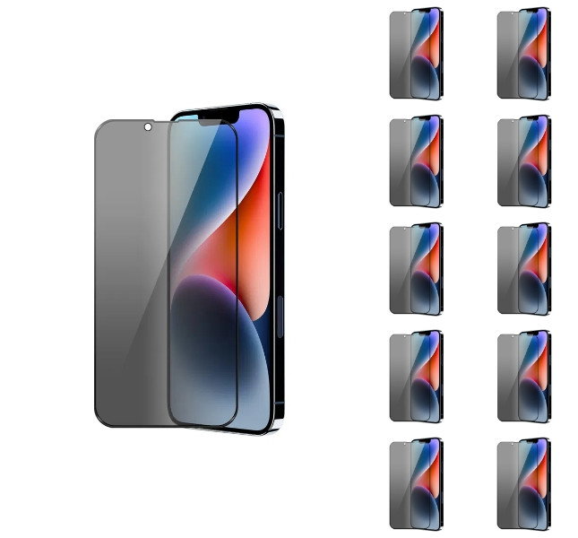10 stk. iPhone 16e & 17e Beskyttelsesglas / Skærmbeskyttelse / Privacy Glas