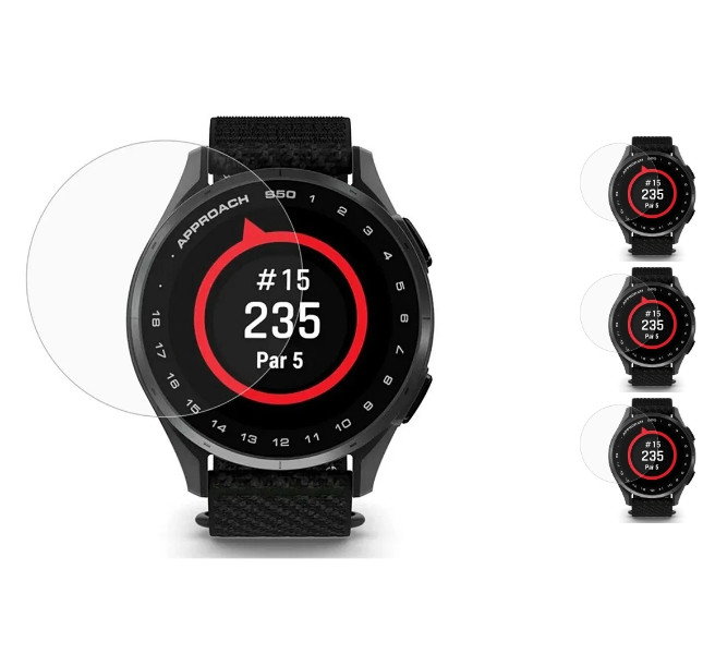 3 stk. Garmin Approach S50 Skærmbeskyttelse / Hærdet Beskyttelsesglas